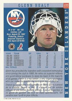 1993-94 Score Canadian #177 Glenn Healy Back