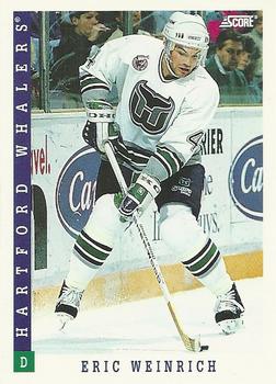 1993-94 Score Canadian #227 Eric Weinrich Front