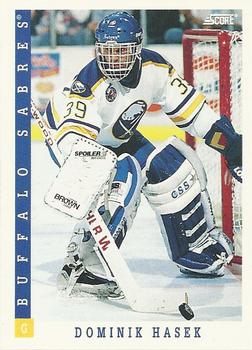 1993-94 Score Canadian #281 Dominik Hasek Front