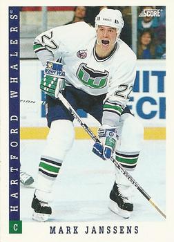 1993-94 Score Canadian #339 Mark Janssens Front