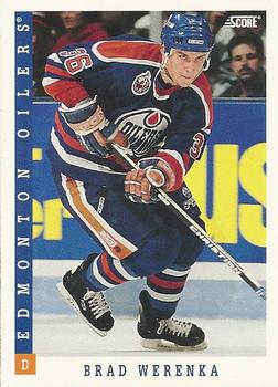 1993-94 Score Canadian #438 Brad Werenka Front