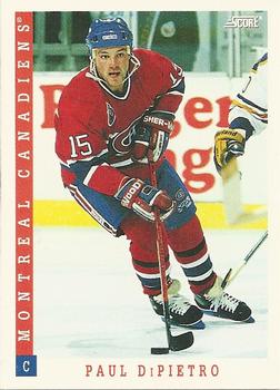 1993-94 Score Canadian #494 Paul DiPietro Front