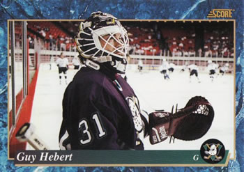 1993-94 Score Canadian #502 Guy Hebert Front
