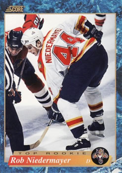1993-94 Score Canadian #592 Rob Niedermayer Front