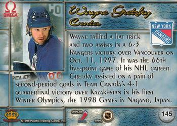 1997-98 Pacific Omega #145 Wayne Gretzky Back
