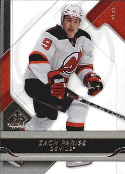 2008-09 SP Game Used #63 Zach Parise Front