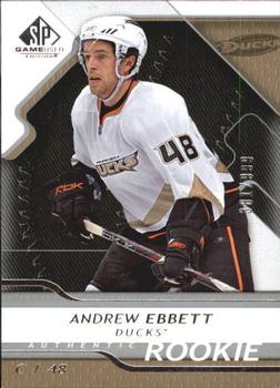 2008-09 SP Game Used #104 Andrew Ebbett Front