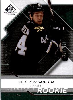 2008-09 SP Game Used #106 B.J. Crombeen Front