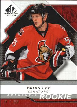 2008-09 SP Game Used #110 Brian Lee Front