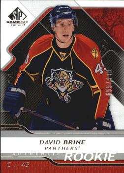 2008-09 SP Game Used #121 David Brine Front