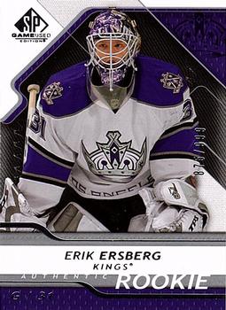 2008-09 SP Game Used #123 Erik Ersberg Front