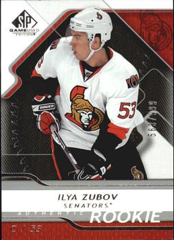 2008-09 SP Game Used #125 Ilya Zubov Front