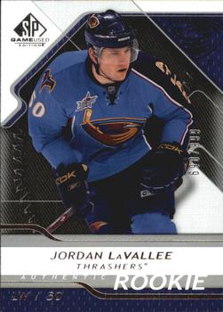 2008-09 SP Game Used #133 Jordan LaVallee Front