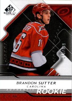 2008-09 SP Game Used #135 Brandon Sutter Front