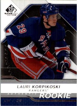 2008-09 SP Game Used #139 Lauri Korpikoski Front
