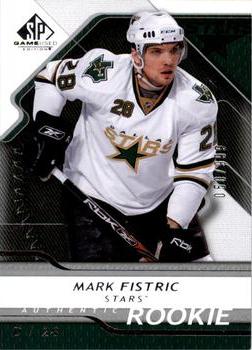 2008-09 SP Game Used #141 Mark Fistric Front