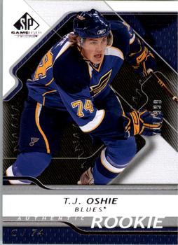 2008-09 SP Game Used #158 T.J. Oshie Front