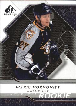 2008-09 SP Game Used #160 Patric Hornqvist Front
