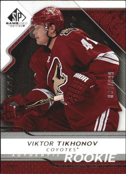 2008-09 SP Game Used #163 Viktor Tikhonov Front