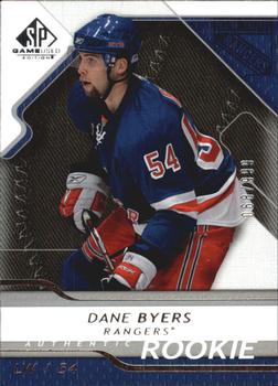 2008-09 SP Game Used #174 Dane Byers Front