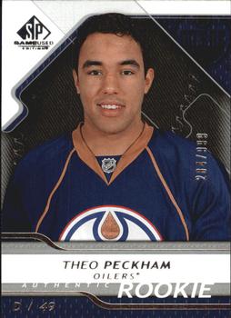 2008-09 SP Game Used #185 Theo Peckham Front