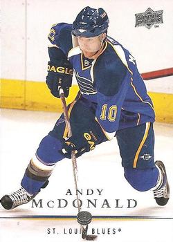 2008-09 Upper Deck #33 Andy McDonald Front