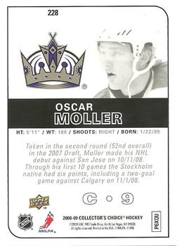 2008-09 Collector's Choice #228 Oscar Moller Back
