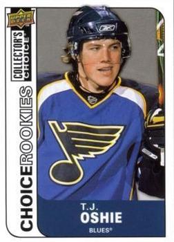 2008-09 Collector's Choice #232 T.J. Oshie Front
