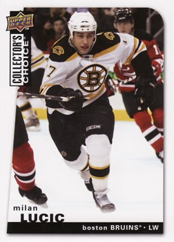2008-09 Collector's Choice #127 Milan Lucic Front