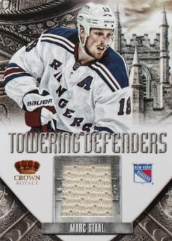 2012-13 Panini Rookie Anthology - Crown Royale Towering Defenders #TD-ST Marc Staal Front
