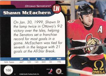1998-99 Pacific Omega #166 Shawn McEachern Back