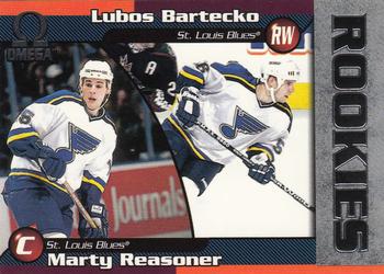 1998-99 Pacific Omega #208 Marty Reasoner / Lubos Bartecko Front
