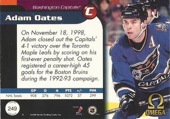 1998-99 Pacific Omega #249 Adam Oates Back