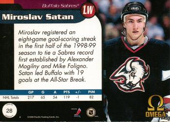 1999-00 Miroslav Satan NHL All Star jersey | SidelineSwap