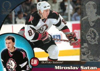  (CI) Miroslav Satan Hockey Card 2002-03 Pacific Exclusive  Jersey 3 Miroslav Satan : Collectibles & Fine Art