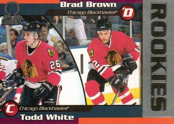 1998-99 Pacific Omega #57 Todd White / Brad Brown Front