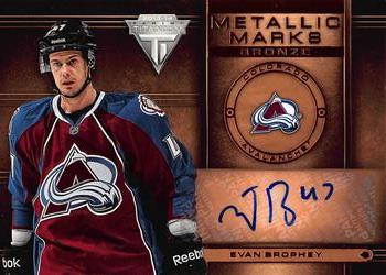 2013-14 Panini Titanium - Metallic Marks #MM-11 Evan Brophey Front