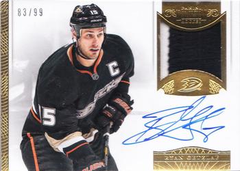 2013-14 Panini Dominion - Autograph Patches #AP-ZL Ryan Getzlaf Front
