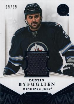 2013-14 Panini Dominion - Authentic Material #D-BY Dustin Byfuglien Front