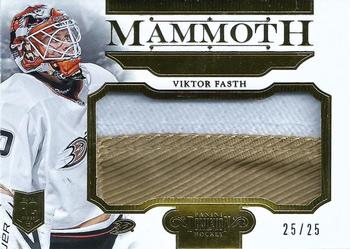 2013-14 Panini Dominion - Mammoth Jerseys Prime #M-VF Viktor Fasth Front