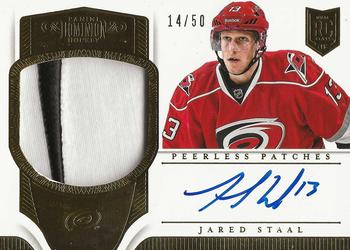 2013-14 Panini Dominion - Peerless Patches Autographs #PP-ED Jared Staal Front
