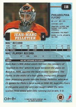 1999-00 O-Pee-Chee #118 Jean-Marc Pelletier Back