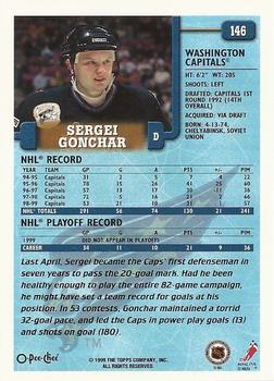 1999-00 O-Pee-Chee #146 Sergei Gonchar Back
