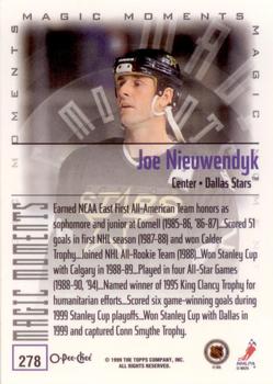 1999-00 O-Pee-Chee #278 Joe Nieuwendyk Back