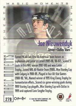 1999-00 O-Pee-Chee #278 Joe Nieuwendyk Back