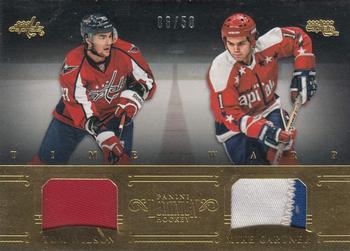2013-14 Panini Dominion - Time Warp Patches #TW-WG Tom Wilson / Mike Gartner Front