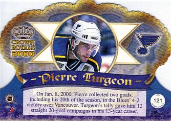 1999-00 Pacific Crown Royale #121 Pierre Turgeon Back