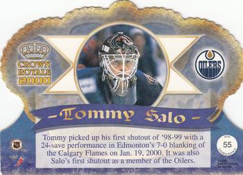 1999-00 Pacific Crown Royale #55 Tommy Salo Back