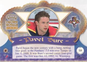 1999-00 Pacific Crown Royale #59 Pavel Bure Back