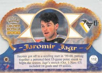 1999-00 Pacific Crown Royale #112 Jaromir Jagr Back